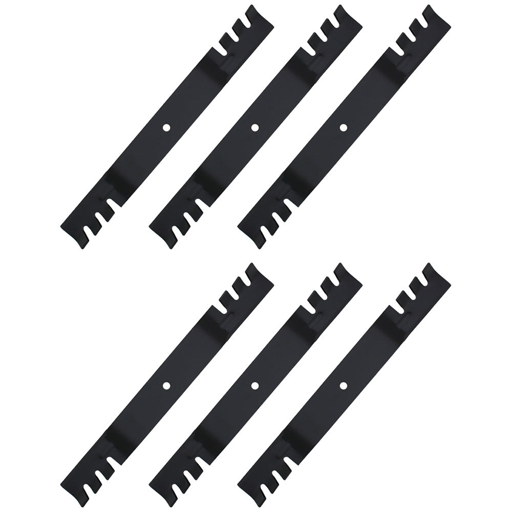 6 Mulching Blades Fits Bush Hog 60" Fits Grasshopper  61" Fits Woods 61"