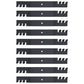 Qty 9: Toothed Blade Fits Exmark Replaces 1696323YP