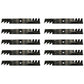 Qty 10: Toothed Mower Blades Fits Ariens Replaces 00273100
