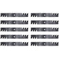 Qty 10: Toothed Mower Blades Fits Ariens Replaces 00273100