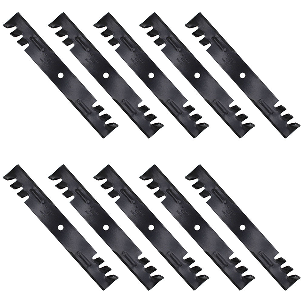 Qty 10: Toothed Mower Blades Fits Jacobsen