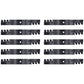Qty 10: Toothed Mower Blades Fits Husqvarna Replaces 539100341
