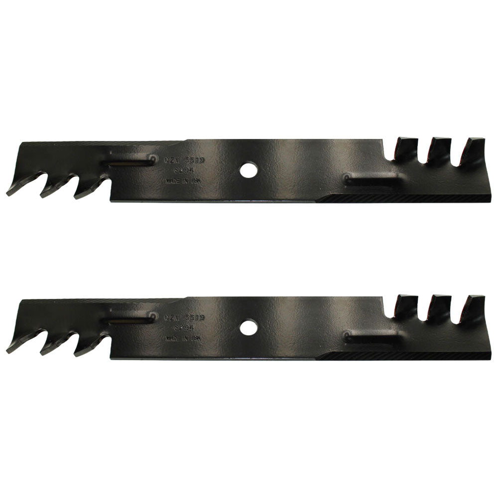 Qty 2: Toothed Mower Blades Fits Ferris Replaces 1521227