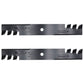 Qty 2: Toothed Mower Blades Fits Encore Replaces 363291