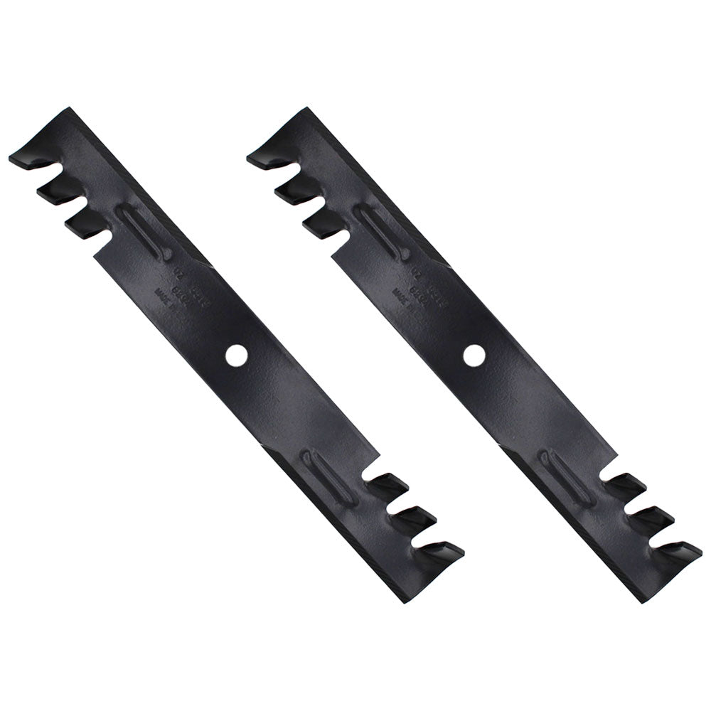 Qty 2: Toothed Mower Blades Fits Ferris Replaces 1521227