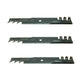 3 Pk HD Mulching Blades Fits Exmark 303283 103-2508 103-2518 103-6582 36" 52"