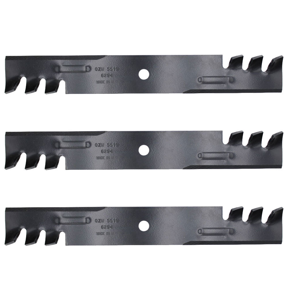 (3) Mulch Blades Fits Simplicity Zero Turn Mower Citation Deck 52'' Citation XT