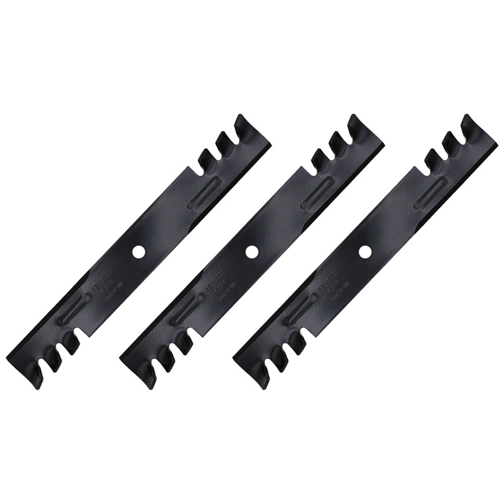 Qty 3: Toothed Mower Blades Fits Ferris Replaces 1521227