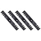 Qty 4: Toothed Mower Blades Fits Bunton