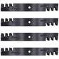 Qty 4: Toothed Mower Blades Fits Bad Boy Replaces 038-0003-00