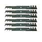 Qty 6: Toothed Mower Blade Fits Gravely Replaces 00273100