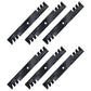 Qty 6: Toothed Mower Blades Fits Yazoo/Kees