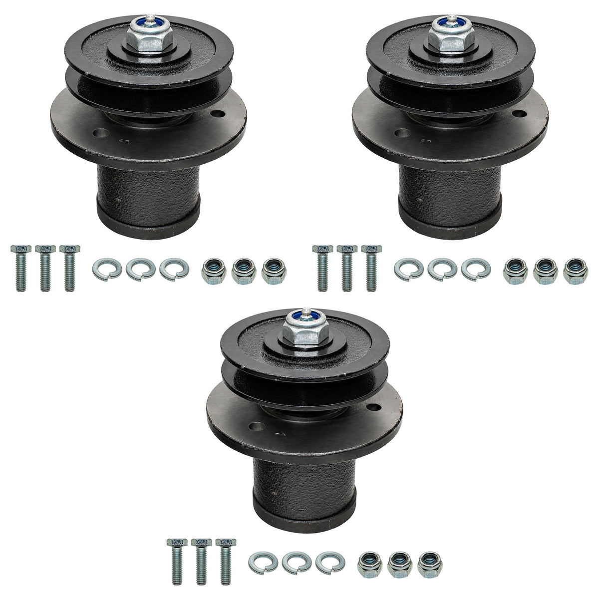 Three (3) Pack of Replacement Blade Spindles 502303 Fits King Kutter Finish