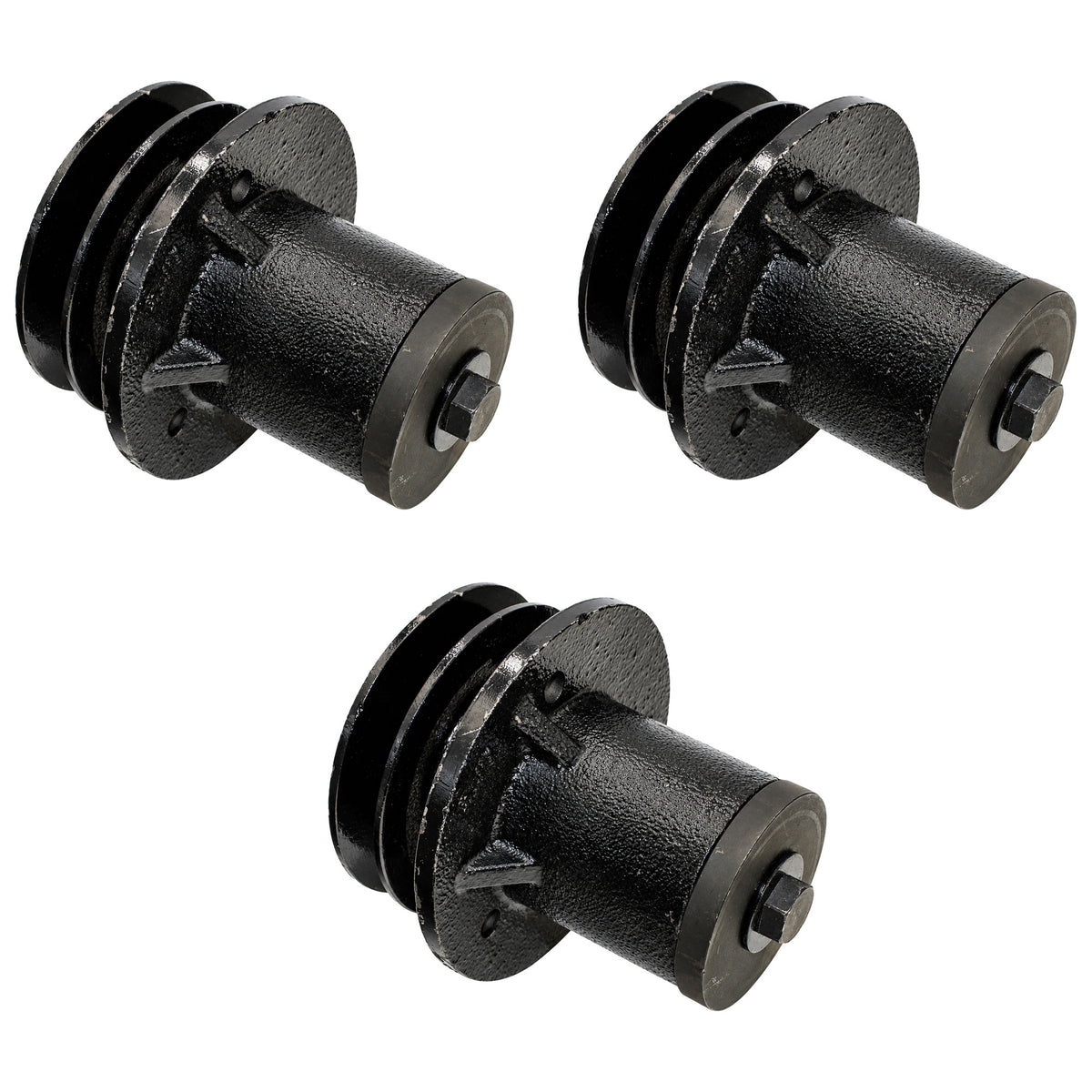 (3) Spindles Fits King Kutter Finish Mowers RFM-48 RFM-60 RFM-72 502303