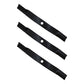 set of 3 Fits Woods finish mower blades 72" L306 RM306 RM600 13404 31306 13404KT
