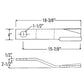 02964824 CW Lift 18-3/8" Long Blade for Alamo Rotary Cutters