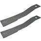 Qty 2: CCW Lift Rotary Cutter Blade Fits BUSH HOG Replaces 1251207