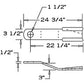 CW Lift Rotary Cutter Blade Fits AG15IV HYDRO 15 TK15 00750787 1251454 750787