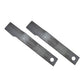 Set of 2 CW Suction Rotary Cutter Blades Fits John Deere CX20 HX20