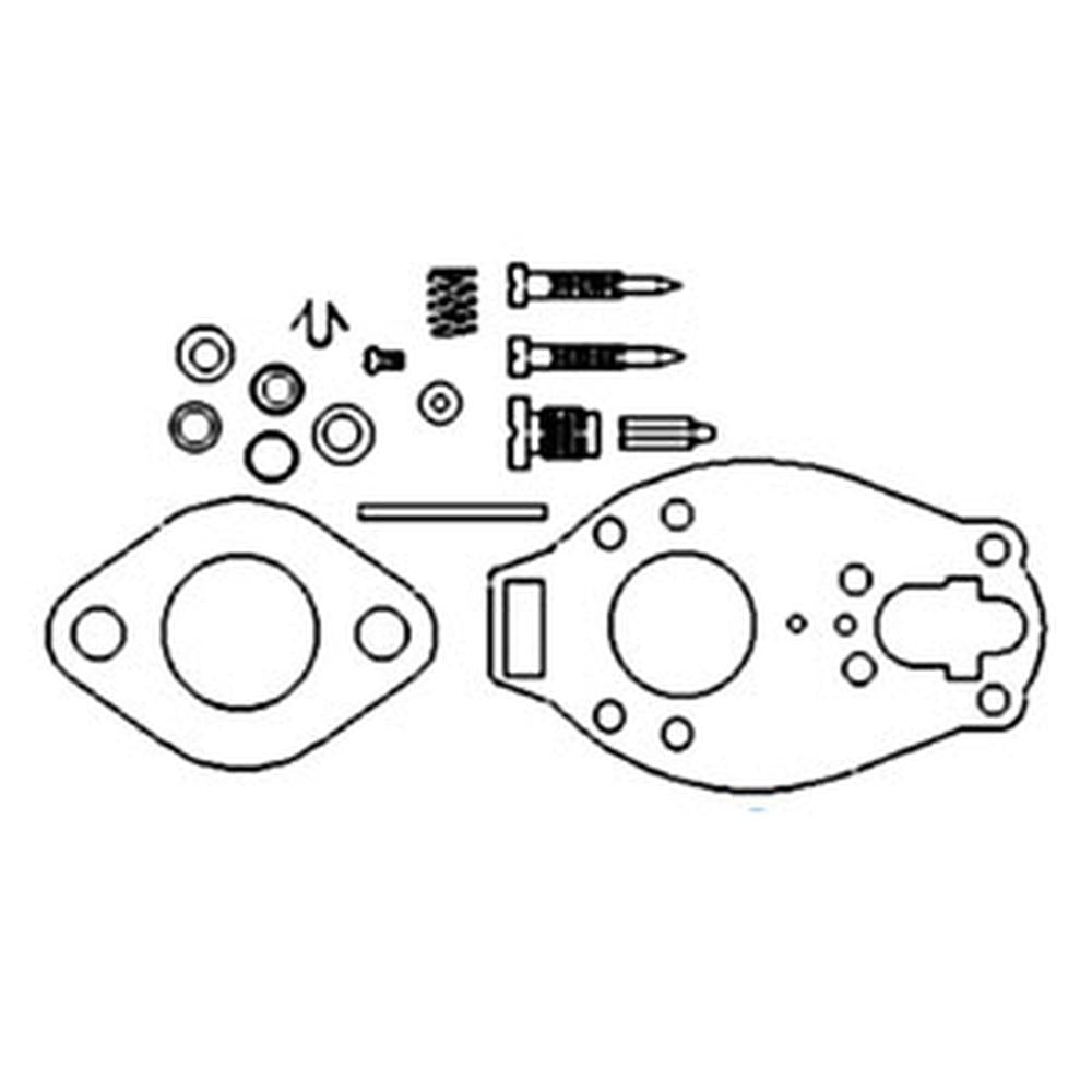 Carburetor Kit MSCK10 Fits Case 1010 200 300B 340 400 404 500 B SUPERA VA