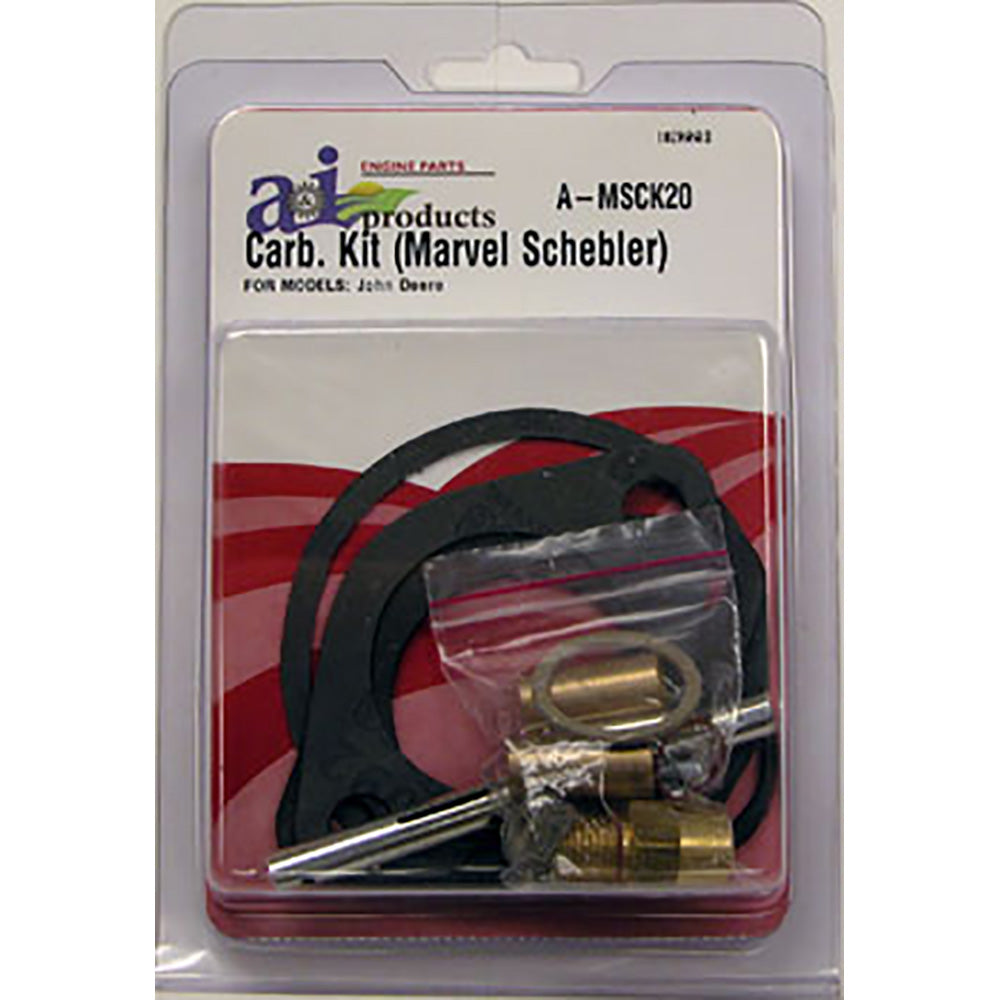 MSCK20 Fits John Deere Tractor Basic Carburetor Kit B A572057 BK36