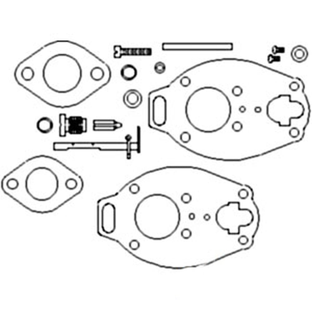 New Carburetor Kit Fits Case/International Harvester Tractor 2500B 454 464 574