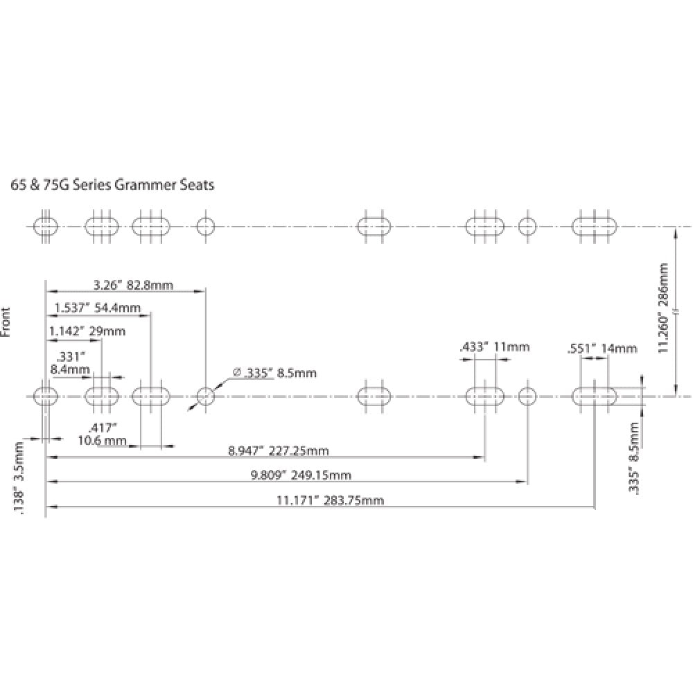 Black Vinyl Seat for Universal Fit uses Part # MSG75GBLV