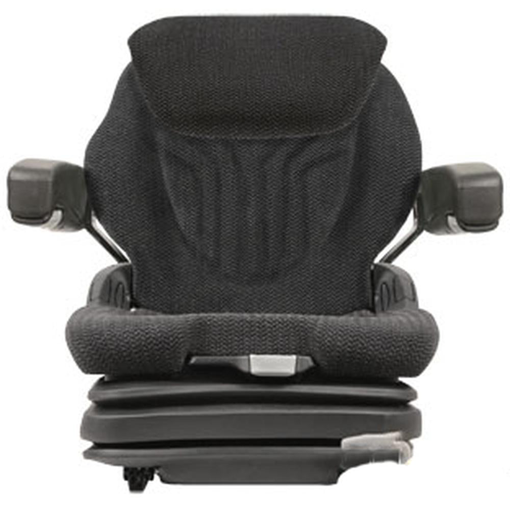 MSG75GGRC-ASSY Grammer Charcoal Cloth Low Profile Air Ride Seat w/ Arm Rests