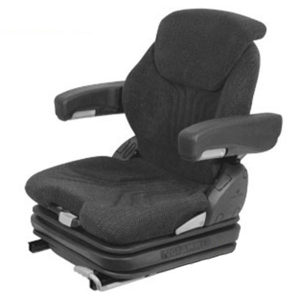 MSG75GGRC-ASSY Grammer Charcoal Cloth Low Profile Air Ride Seat w/ Arm Rests