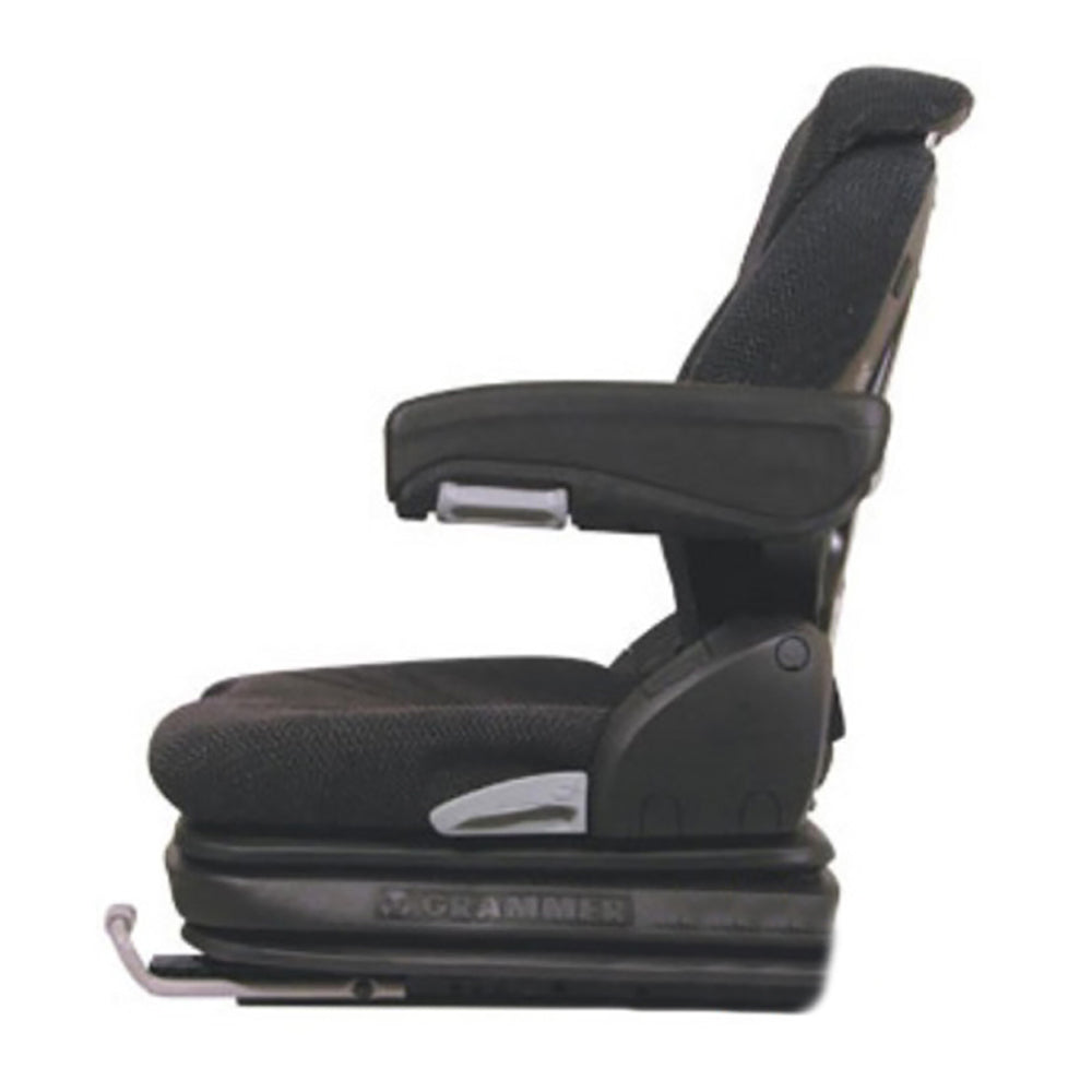 MSG75GGRC-ASSY Grammer Charcoal Cloth Low Profile Air Ride Seat w/ Arm Rests