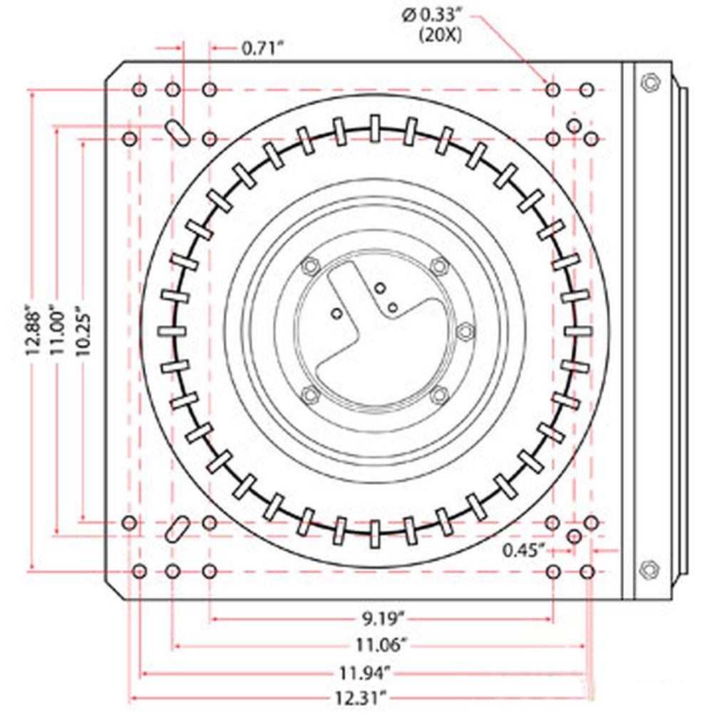 Seat Swivel Fits John Deere Grammer Agco Fits Allis Deutz Fits Massey Ferguson F