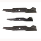 3 Pc Standard Mower Blade Set Fits MTD Replaces 490-110-M113