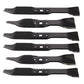 Qty 2: 3-pc Mulching Mower Blade Set Fits Troy Bilt Replaces 742-0610-0637