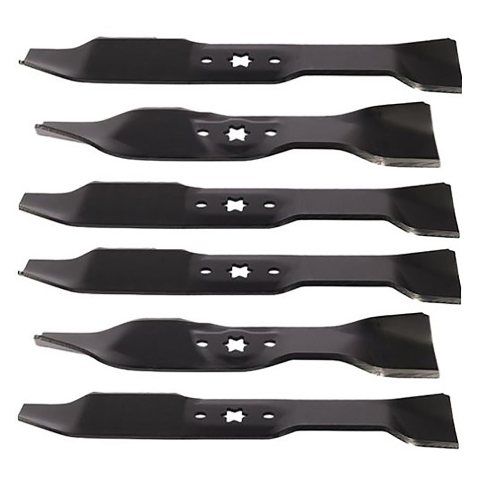 Qty 2: 3-pc Mulching Mower Blade Set Fits Troy Bilt Replaces 742-0610-0637