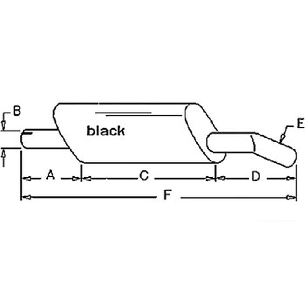 09700143 Muffler for Versatile 256 276 Tractors