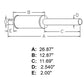 Muffler Fits Case IH Replaces 529372R1