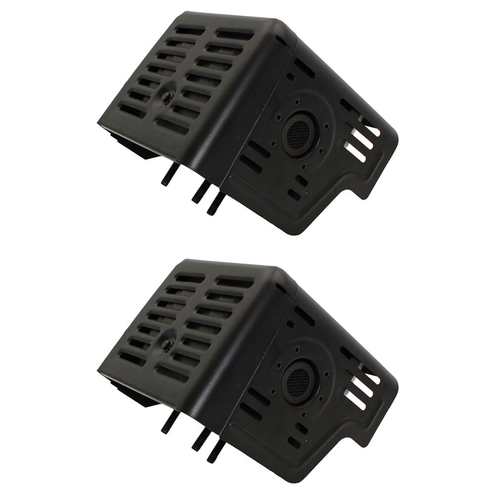 Qty 2: Muffler w/ Heat Shield Fits Honda Replaces 18310-ZE2-W00