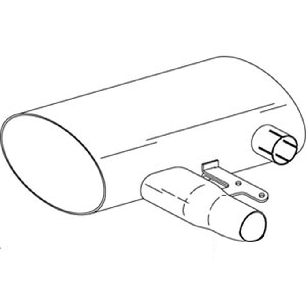 1117-2009 - Muffler Fits Ford/New Holland