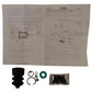 Brake Master Cylinder Repair Kit with 1" Bore Fits Case 570 580K 585 588G N14784