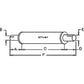 Fits Ford NAA 600 601 700 800 2000 TRACTOR HORIZONTAL HORIZ MUFFLER NAA5230E