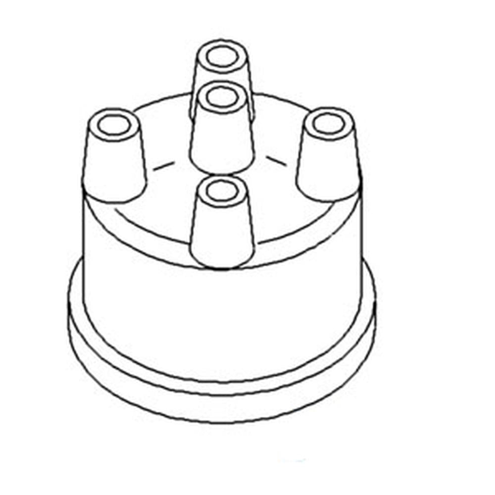 Distributor Cap Fits Ford Replaces NCA12106A