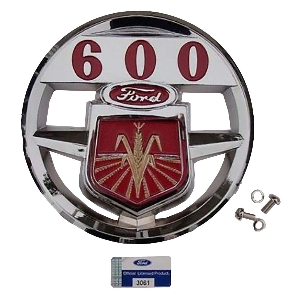 Fits Ford 600 SERIES TRACTOR FRONT HOOD EMBLEM NCA16600A NEW