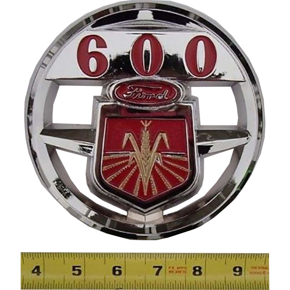 Fits Ford 600 SERIES TRACTOR FRONT HOOD EMBLEM NCA16600A NEW
