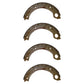 Qty 4: 1/2 Brake Shoe Fits Ford/New Holland Replaces FNCA2218B