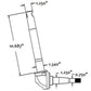 RH Spindle Fits Ford/New Holland Replaces 81717382