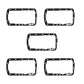 Qty 5: Hydraulic Cover Gasket Fits Ford/New Holland Replaces 87022330