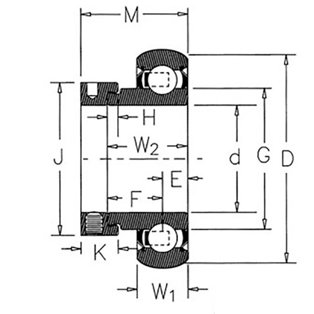 A-990073-AI Bearing (NPS108RPC)