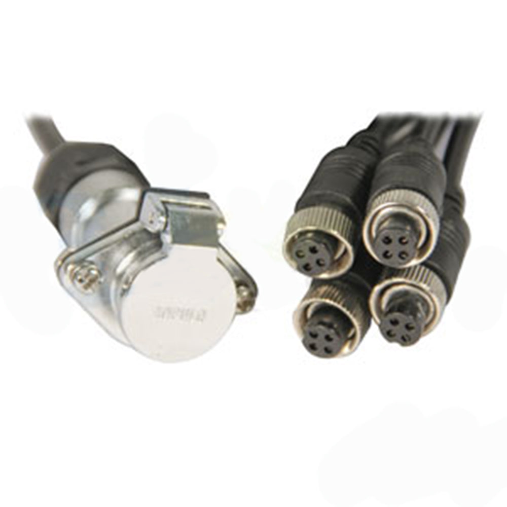 C104M 32' Monitor End 4-Way Splitter Fits CabCam