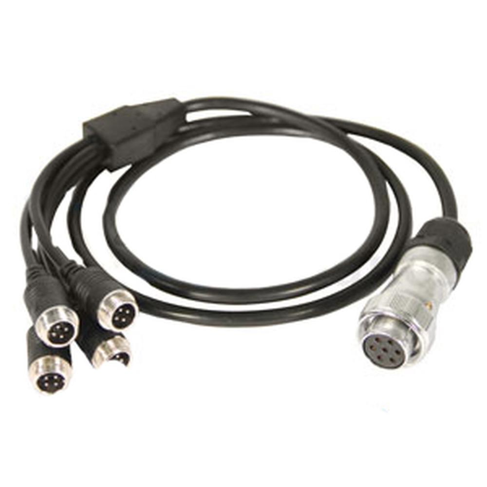 C4SPL Camera End Short 4-Way Splitter Fits CabCam