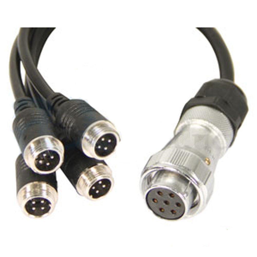 Camera End CabCam Short 4 Way Splitter Fits Universal Products Replaces C4SPL